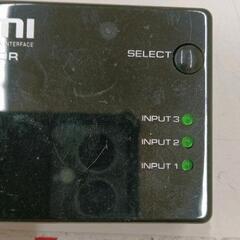 0831-101 HDMIセレクター 3in1※電源コードなし※の画像