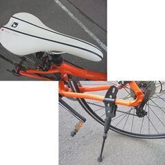 ロードバイク LOUIS GARNEAU CR07 オレンジ サイズ 450 700×25C 切替14段 ルイガノ 自転車 札幌市 白石店の画像