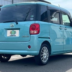 ★車検R7年11月迄★ムーヴキャンバスL SAⅡ 4WD TVナビ　バックカメラ　社外アルミ　アイドリングストップの画像