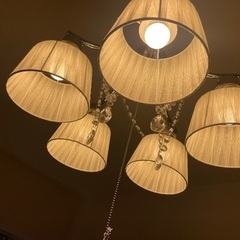 ニトリ 照明 シャンデリア風 ライトの画像