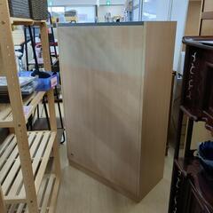 ４段木製シェルフ 中の色がオシャレです。傷等ございます。 【こちらは店舗です。浜村鹿野温泉ICから3分 買取本舗 宮本リサイクル 営業時間9～19時 定休日水曜のみ←連絡できませんm(_ _)m】の画像