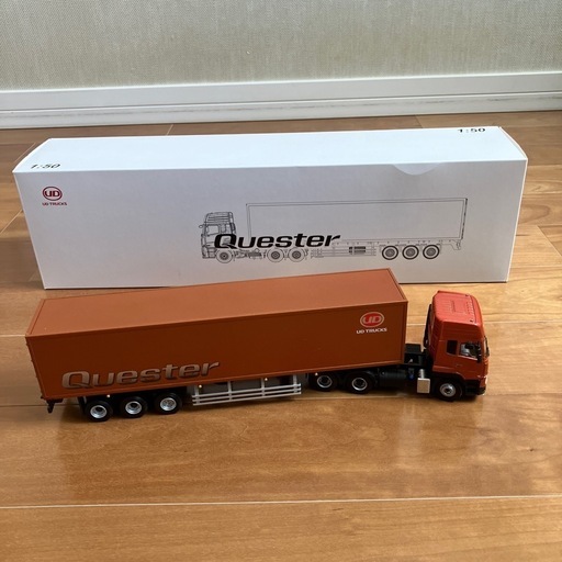 値下げしました‼️ UD TRUCKS Quester UDトラックス　クエスター　トラクター  Amazon | 京商 1/50 UDトラックス クエスター セミトレーラー 海外 