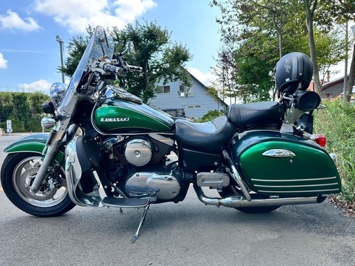 【カワサキ】バルカン1500クラシックツアラー、キャブ車、国産アメリカン カワサキ（KAWASAKI） バルカン1500クラシックツアラー | VULCAN 1500