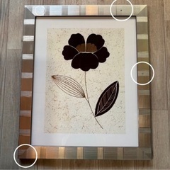 最終お値下げ　メタリック アートパネルの画像