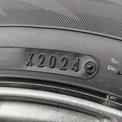 145/80R13 深溝スタッドレス　ダンロップWM02 2024年製　軽自動車の画像