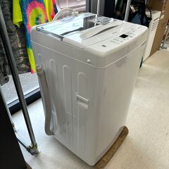 店頭引き渡し 中古 Haier ハイアール 全自動電気洗濯機 JW-U55B 2025年製 5.5kg 動作確認済みの画像