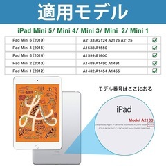 新品！ProCase iPad Mini 5/4/3/2/1 保護ケース 三つ折り フォリオ オートスリープ/ウェイクに対応 TPUバック スマートカバー スタンド機能付き 適用端末：7.9” iPad Mini 5 （2019）/ Mini 4, Mini 1 2 3‐ネイビーの画像
