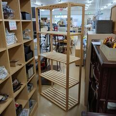 木でできたラック 木製 キズ少なく状態良 オシャレなラック 【こちらは店舗です。浜村鹿野温泉ICから3分 買取本舗 宮本リサイクル 営業時間9～19時 定休日水曜のみ←連絡できませんm(_ _)m】の画像