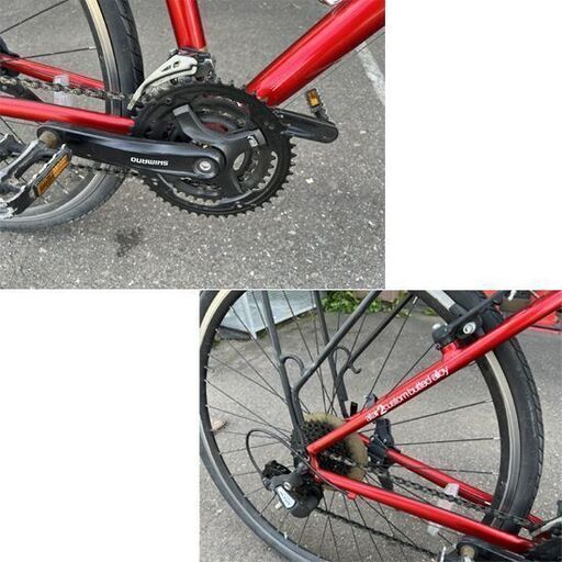 FUJI クロスバイク RAIZ レッド Sサイズ(17インチ) 適応身長162～172cm 700×32C スタンド付き 自転車☆札幌市 白石店 FUJI クロスバイク RAIZ レッド Sサイズ(17インチ) 適応身長162～172cm