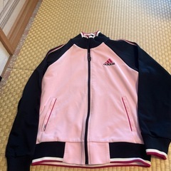 adidasジャージ上下レディースMサイズの画像
