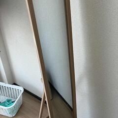 洗濯機、冷蔵庫、全身鏡、マットレス(シングル)の画像