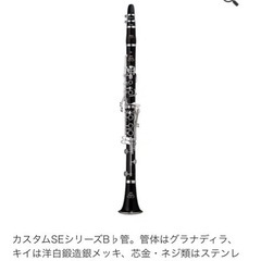 クラリネット　楽器の画像