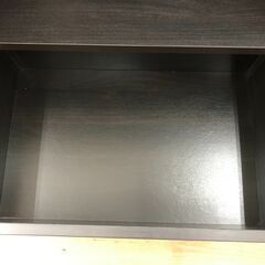 ★リユースのサカイ春日部店★KJ11488  サイドボード ブラック H74×W120×D40 クリーニング済みの画像