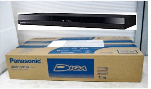 【 新品　未開封 】Panasonic　ブルーレイレコーダー　DMR-2W102　DIGA　BD　HDD　1TB　2チューナー　ディーガ Blu-ray　recorder　⑩