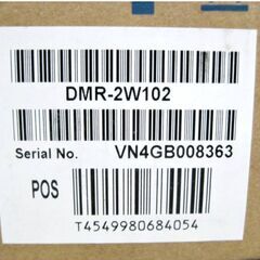 【 新品　未開封 】Panasonic　ブルーレイレコーダー　DMR-2W102　DIGA　BD　HDD　1TB　2チューナー　ディーガ Blu-ray　recorder　⑩の画像