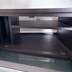 【ニトリ】コーナー対応テレビボード セラ 150DBR ダークブラウンの画像
