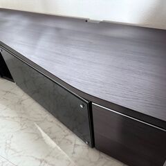 【ニトリ】コーナー対応テレビボード セラ 150DBR ダークブラウンの画像