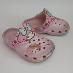 【15cm】マイメロ 子供 ベビーシューズ 靴 女の子 サンダル ピンクの画像