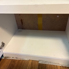 ニトリのレンジ台食器棚　中古品の画像