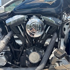 ハーレー エボ 98年最終エボ キャブ車 付属品多数の画像