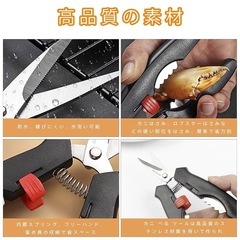 新品！カニ専用道具【5本セット】カニ べる ツール カニフォーク カニスプーン かに割り 多機能 耐久性 轻量 使いやすい 便利 カニ エビ 貝に適用 キッチンツール 収納ケース付き 携帯に便利 シーフード用具の画像