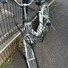 成約済み【パンク中】折りたたみシティサイクル自転車　26インチ　ギア付きの画像