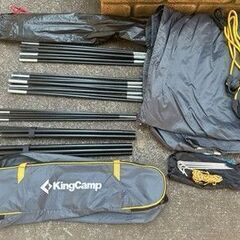 キャンプ用品　King Camp KT-3086 カーサイドテント　中古品の画像