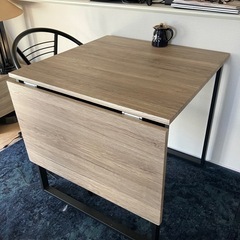 ダイニングテーブル　おりたたみの画像