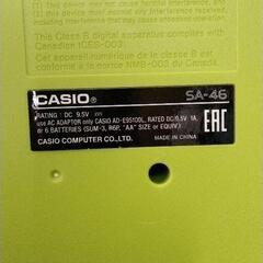 0831-279 CASIO SA-46 キーボードの画像