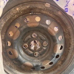 軽自動車夏タイヤ155/65/R14中古品うります。4本セットの画像