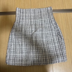【SNIDEL】 キュレット　スカート　ツイードの画像