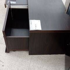 ★リユースのサカイ高崎店★TJ12662 株式会社マルカ 学習机 ブラウン H42.5×D44.5×W116.5 クリーニング済みの画像