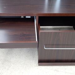 ★リユースのサカイ高崎店★TJ12662 株式会社マルカ 学習机 ブラウン H42.5×D44.5×W116.5 クリーニング済みの画像