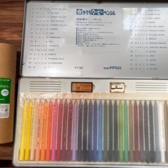 サクラクーピーペンシル30色　トンボ鉛筆HB新品24本の画像