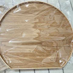 新品　 半月盆　お盆　2枚セットの画像