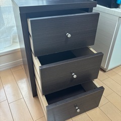 小型チェスト　シェルフ　引き出し収納の画像