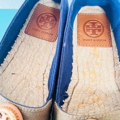 トリーバーチ　TORY BURCH エスパドリーユ　21.5 牛革　コットンの画像