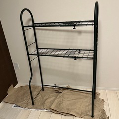フラワースタンド　ガーデンラック2段　屋外　室外機ラックの画像