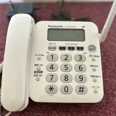 中販紅　【Week】 訳あり　Panasonicパナソニック株式会社 固定　コードレス電話機　〈親機／子機〉 現状渡し　08-31-04 の画像
