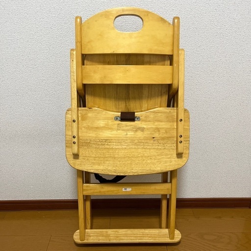 カトージ LARUTAN 折りたたみ式木製ハイチェア 22670 (りっきー