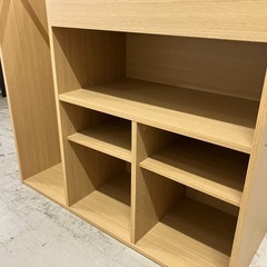 H 2508-816 ニトリ マルチラック シトラスC 収納家具 付属品有り※ダボ12個不足 キズ汚れ有りの画像