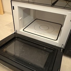 電子レンジ　ラック付きの画像