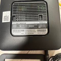 BUFFALO 無線LANルーター WSR-1166DHP3-BK（ブラックの画像