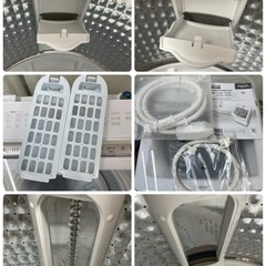 R702 ☀️ ジモティー限定特別価格！ 2023年製の美品♪ AQUA 洗濯機 （洗濯9.0㎏) Prette plus AQW-VX9P ⭐ 動作確認済 ⭐ クリーニング済の画像