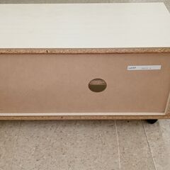 ★リユースのサカイ高崎店★TJ12670  テレビ台 クリーム H34×D34×W79 クリーニング済みの画像