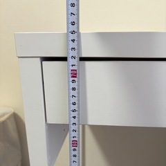 IKEA MICKE ミッケ デスク ホワイト 
73x50 cm の画像