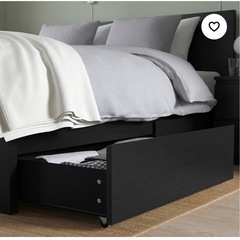 IKEA ダブルベッド　フレームの画像