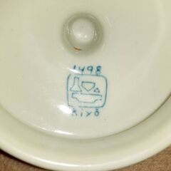 😺有田焼 kiyo 猫柄お茶ポット 手書き 1998の画像