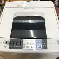 ２０１７年製　日立 HITACHI 全自動洗濯機（7.0kg） 白い約束 ピュアホワイト NW-70Aの画像