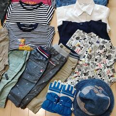 男の子120、春夏秋冬アウター入り上下、小物類、ブランド多数の画像